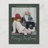 Modern Trendy Christmas | Floresta Verde Escuro