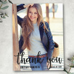 Cartão Postal Modern Trendy Graduation (Graduação moderna de ten<br><div class="desc">Modern Trendy Graduation (Graduação moderna de tendências) Obrigado Cartão-postal Foto</div>