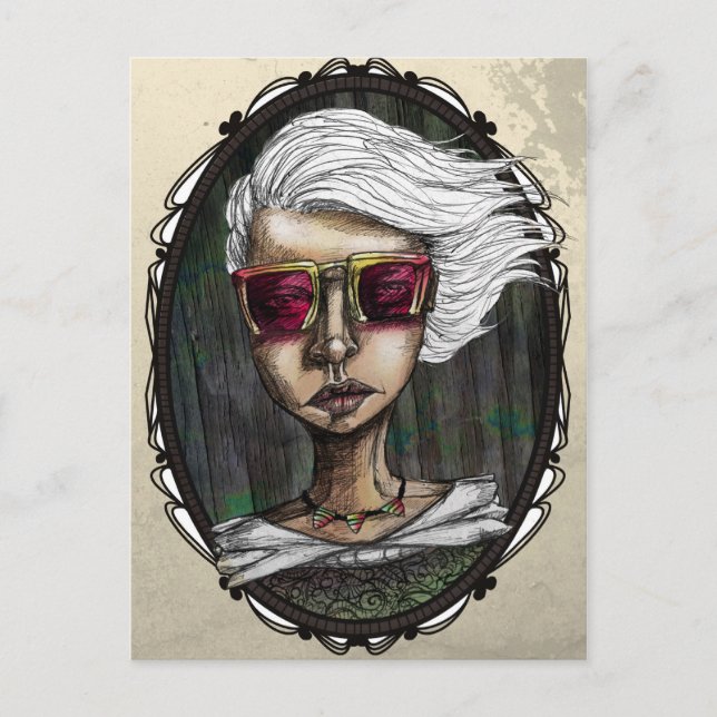 Cartão Postal Modern Vintage Postcard (Frente)