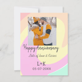 Cartão Postal Moderno boho feliz aniversário adicionar nome data