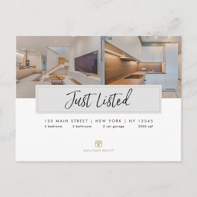 Cartão postal moderno do Corretor Imobiliário - AP (Frente)