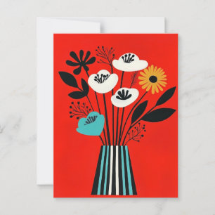 Cartão Postal Moderno do século médio #221