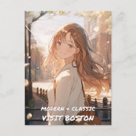 Cartão Postal Moderno e clássico: Visite Boston