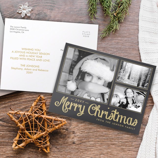 Cartão postal Moderno Fotográfico do Feliz Natal D (Criador carregado)