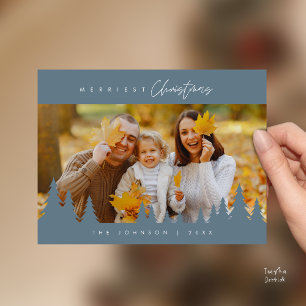 Cartão Postal Moderno Minimalista, Família Mais Alegre Foto de N