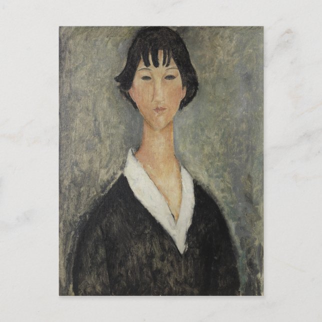 Cartão Postal Modigliani Amedeo Portrait (Frente)