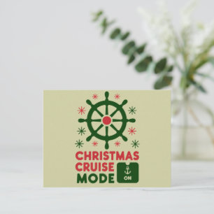 Cartão Postal Modo Cruise De Natal No Navio Natal 2024
