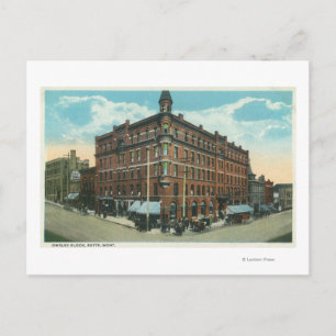 Cartão Postal Modo de exibição de Bloco de Owsley do TownButte, 