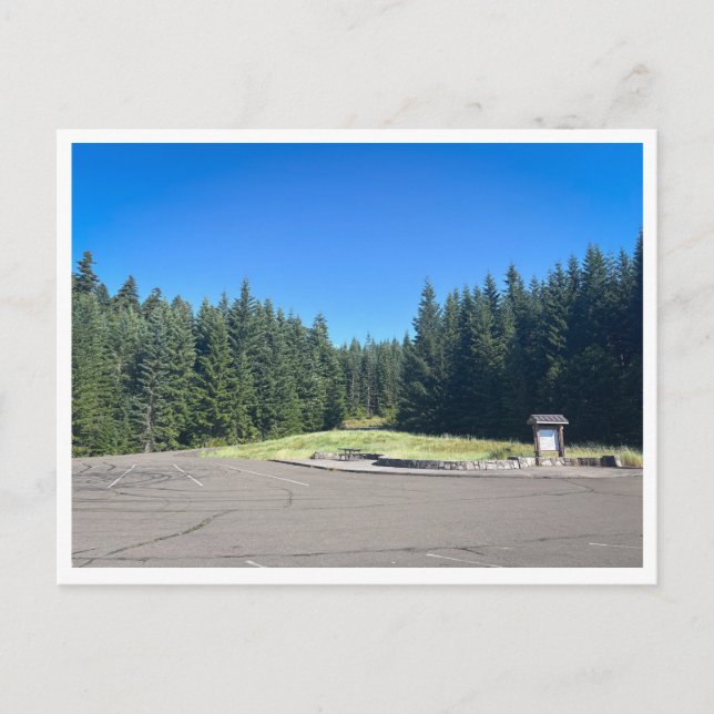 Cartão Postal Modo de Exibição de Lote de Estacionamento (Frente)