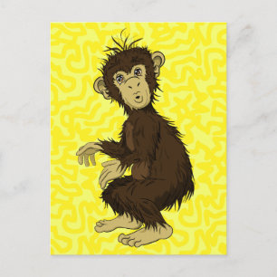 Cartão Postal Moe Monkey