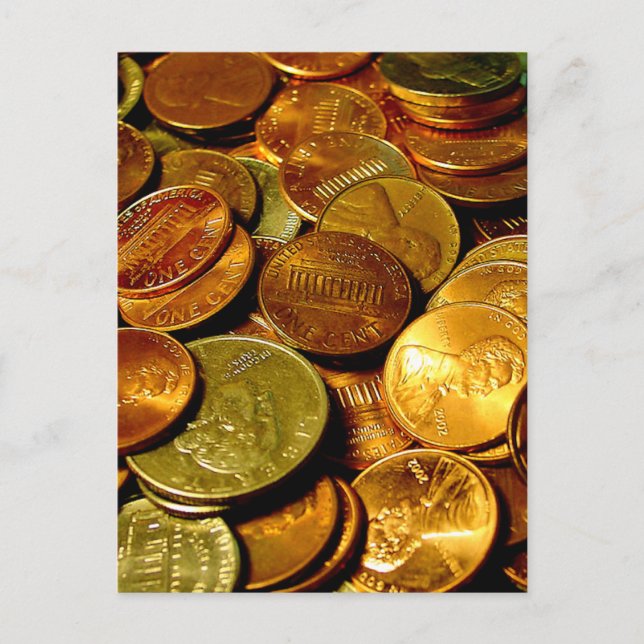 Cartão Postal Moedas (Frente)