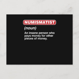 Cartão Postal Moedas Colecionadores de Moedas Negociantes Moeda 
