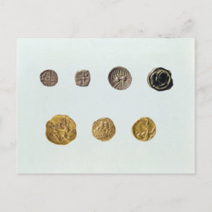 Cartão Postal Moedas de gália, c.750-0 BC