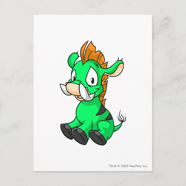 Cartão Postal Moehog Green (Frente)