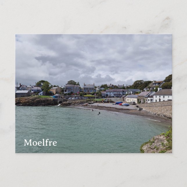 Cartão Postal Moelfre, Anglesey (Frente)
