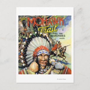 Cartão Postal Mohawk Trail, Vista dos índios Mohawk