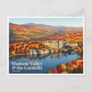 Cartão Postal Mohonk Mountain House e Shawangunk Ridge