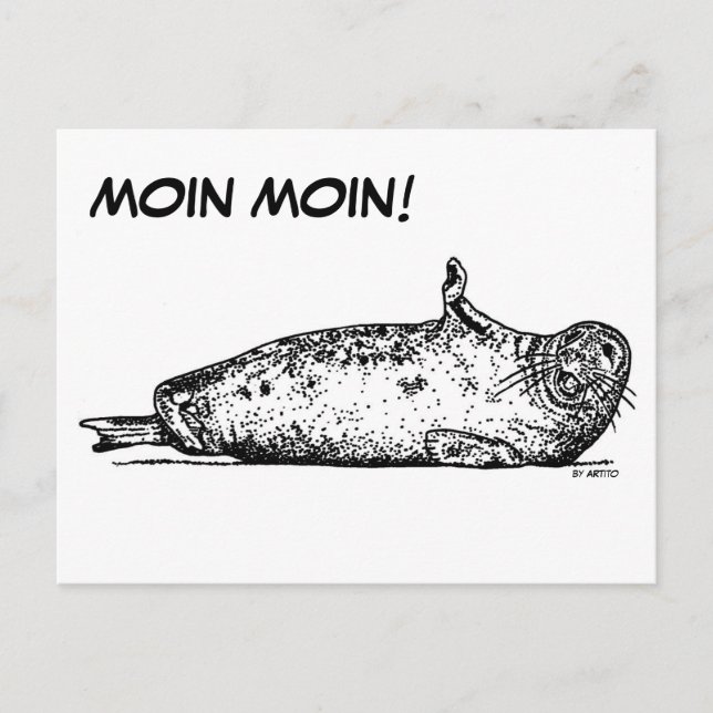 CARTÃO POSTAL MOIN MOIN! (Frente)