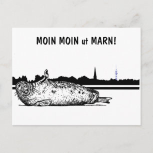 Cartão Postal MOIN MOIN fora MARN!