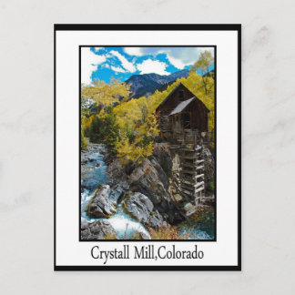 Cartão Postal moinho cristalino