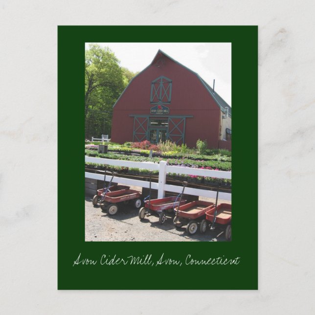 Cartão Postal Moinho de cidra de Avon (Frente)
