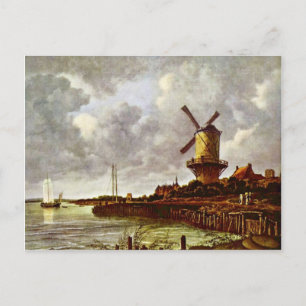Cartão Postal Moinho De Vento Do Wijk Bij Duurstede [1]. Por Jac