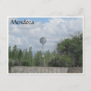 Cartão Postal moinho de vento Mendoza