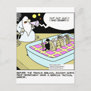 Cartão Postal Moisés De Hollywood Engraçados Oferecem Camisetas 