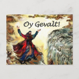 Cartão Postal Moisés Oy Gevalt!