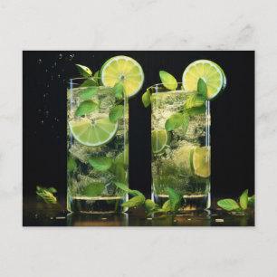 Cartão Postal Mojito Cocktails