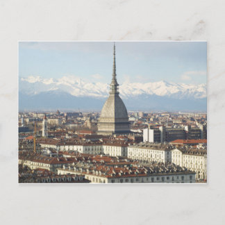 Cartão Postal Mole Antonelliana em Turim Itália viu do Phil