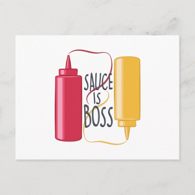 Cartão Postal Molho é Chefe (Frente)