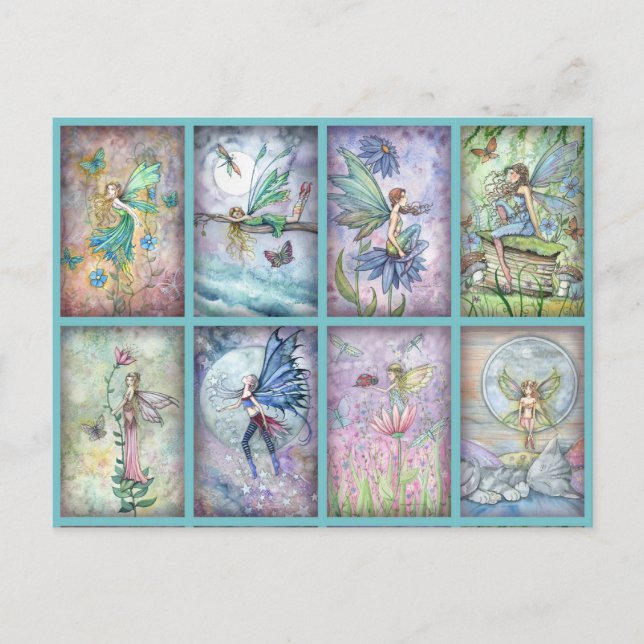 Cartão postal Molly Harrison Flower Fairies (Frente)