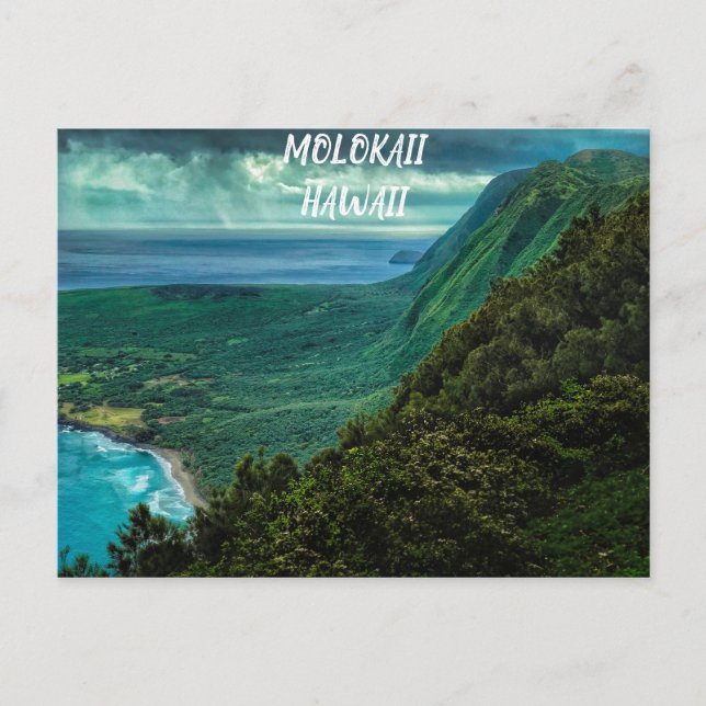 CARTÃO POSTAL MOLOKAII HAWAII (Frente)