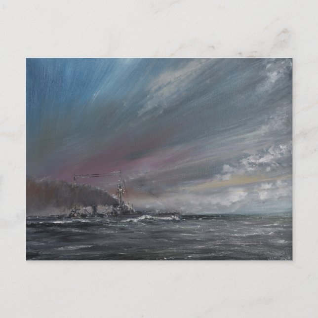 Cartão Postal Moltke Jutland 1916. 2014 (Frente)