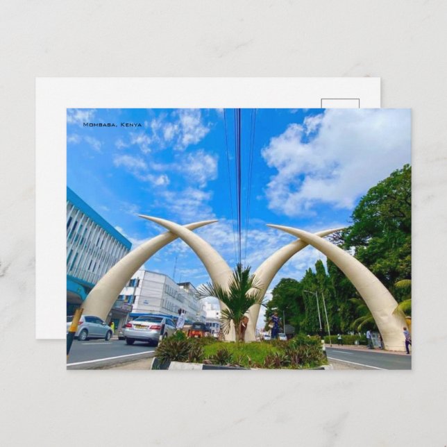 Cartão postal Mombasa (Frente/Verso)