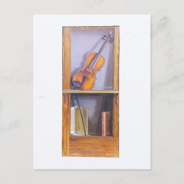 Cartão Postal Momentos com Mozart 1980 (Frente)