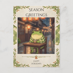 Cartão Postal Momentos de Matcha Noturnos