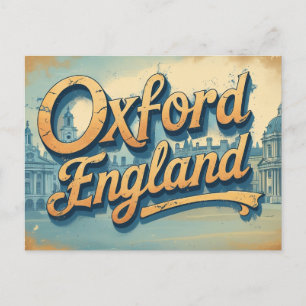 Cartão Postal Momentos de Oxford Retroativo