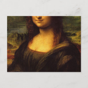 Cartão Postal Mona Lisa
