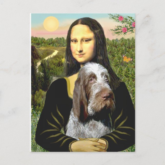 Cartão Postal Mona Lisa - Espinone Italiano (10.º ano) (Frente)