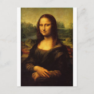 Cartão Postal Mona Lisa - Leonardo Da Vinci