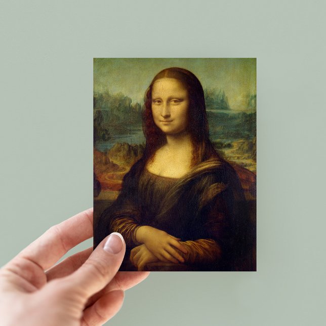 Cartão Postal Mona Lisa | Leonardo da Vinci (Criador carregado)