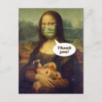 Mona Lisa no PPE- Obrigado aos profissionais de sa