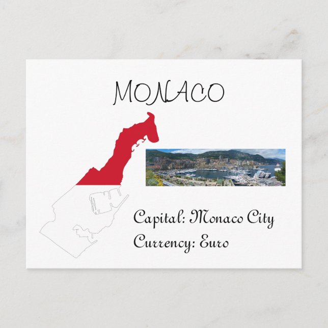 Cartão Postal Mônaco (Frente)
