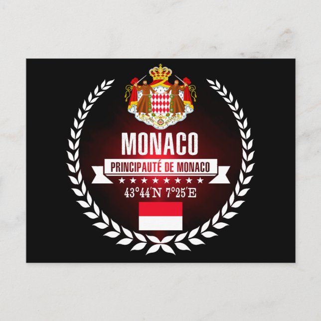 Cartão Postal Mônaco (Frente)
