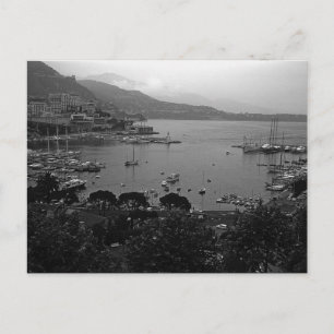 Cartão Postal Monaco Principado Vintage O porto