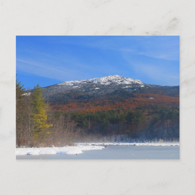 Cartão Postal Monadnock Snow and Oak Foliage (Frente)