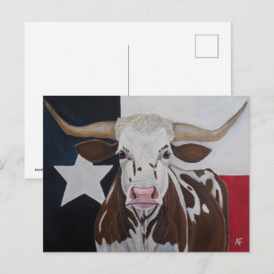 Cartão Postal Monarca do Rangeland Pintura de Alfred Fox
