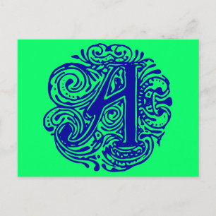 Cartão Postal Monarchia Blue "A"